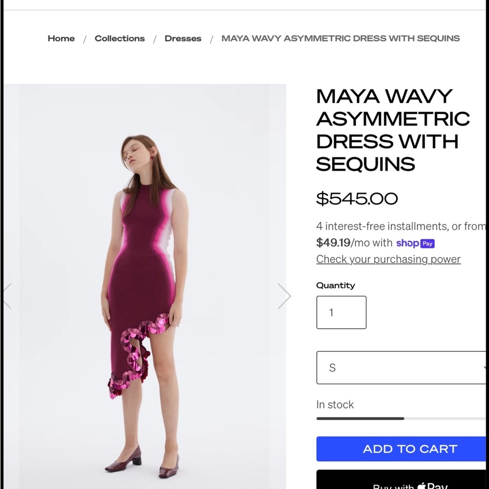 Ph5 asymmetric dress